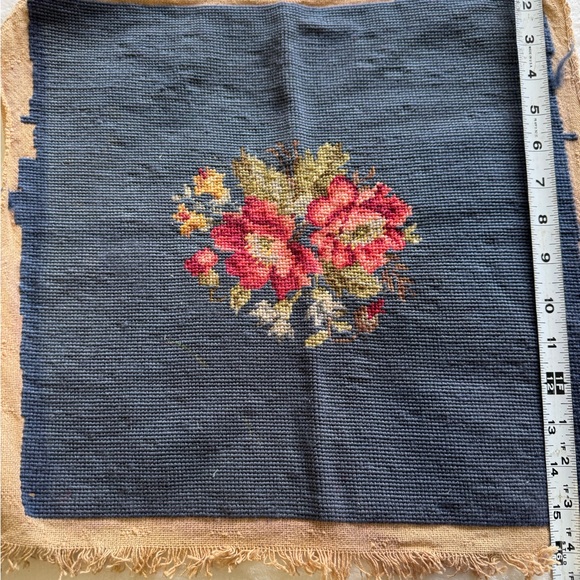 Danish designs—group of 3—needlepoint completed.  Pillow tops, stool coverings. - Picture 7 of 13